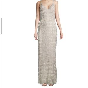MAC DUGGAL drop beaded column gown. Never worn out just tried on.